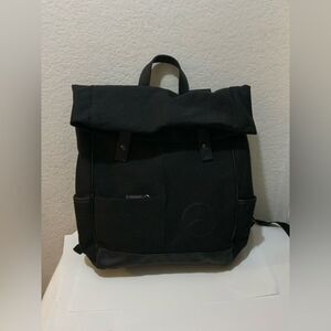 Mercedes Benz Unisex Black canvas Laptop Backpack